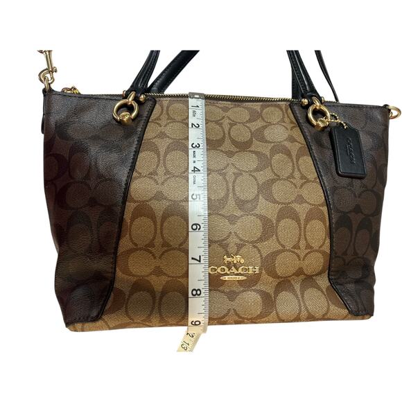 Coach Kacey Satchel handbag with matching wristlet - C6838 - Picture 12 of 13